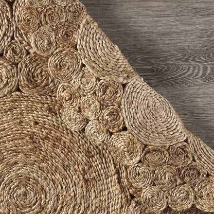 Bursting Medallion Boutique Jute Rug