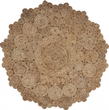 Bursting Medallion Boutique Jute Rug