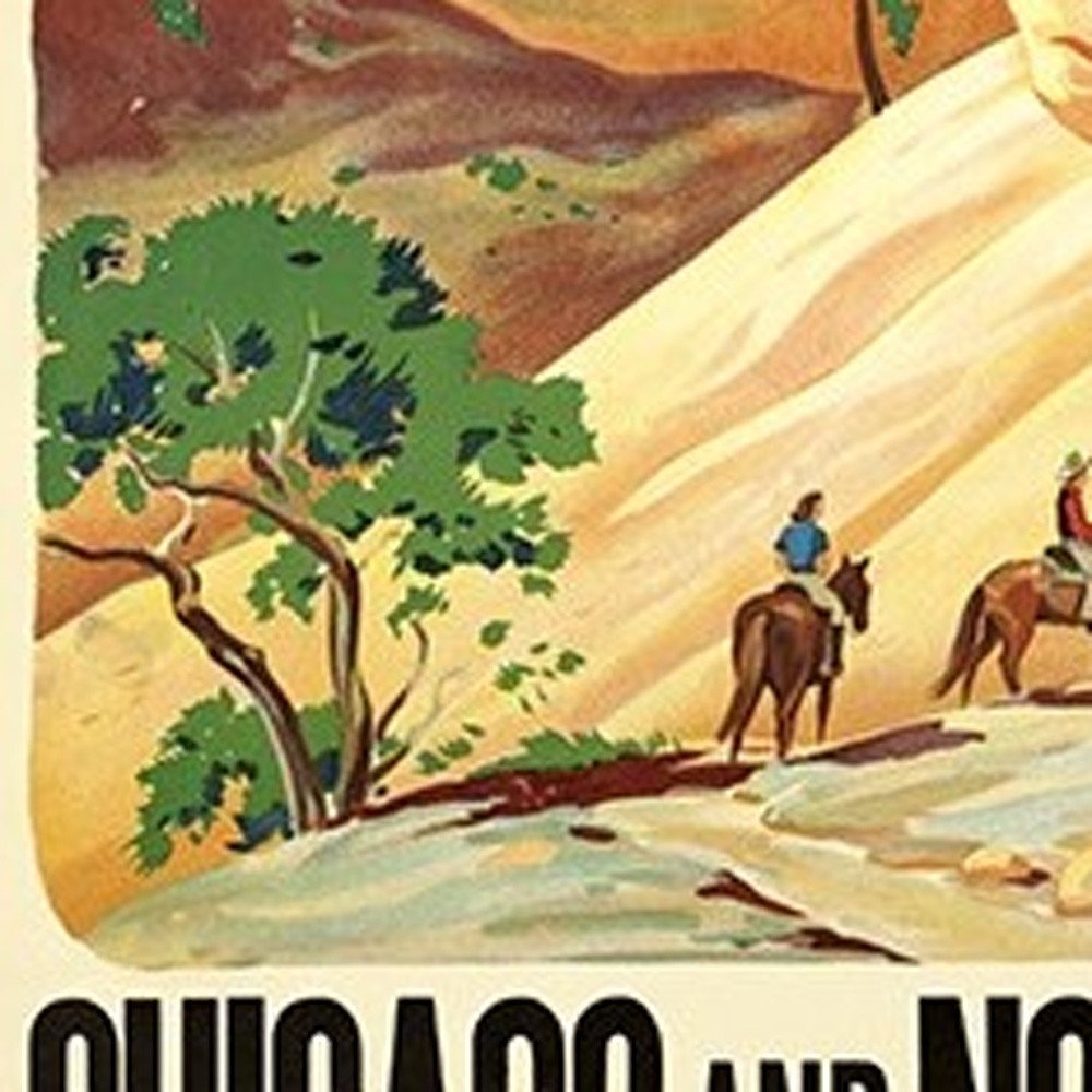 36" X 54" Vintage 1950S Bryce Canyon National Park Wall Art HomeRoots