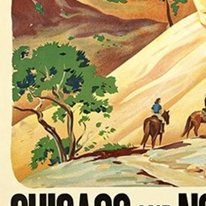 36" X 54" Vintage 1950S Bryce Canyon National Park Wall Art HomeRoots