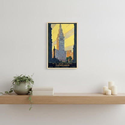 Cleveland Union Terminal Vintage Travel Unframed Print Wall Art HomeRoots