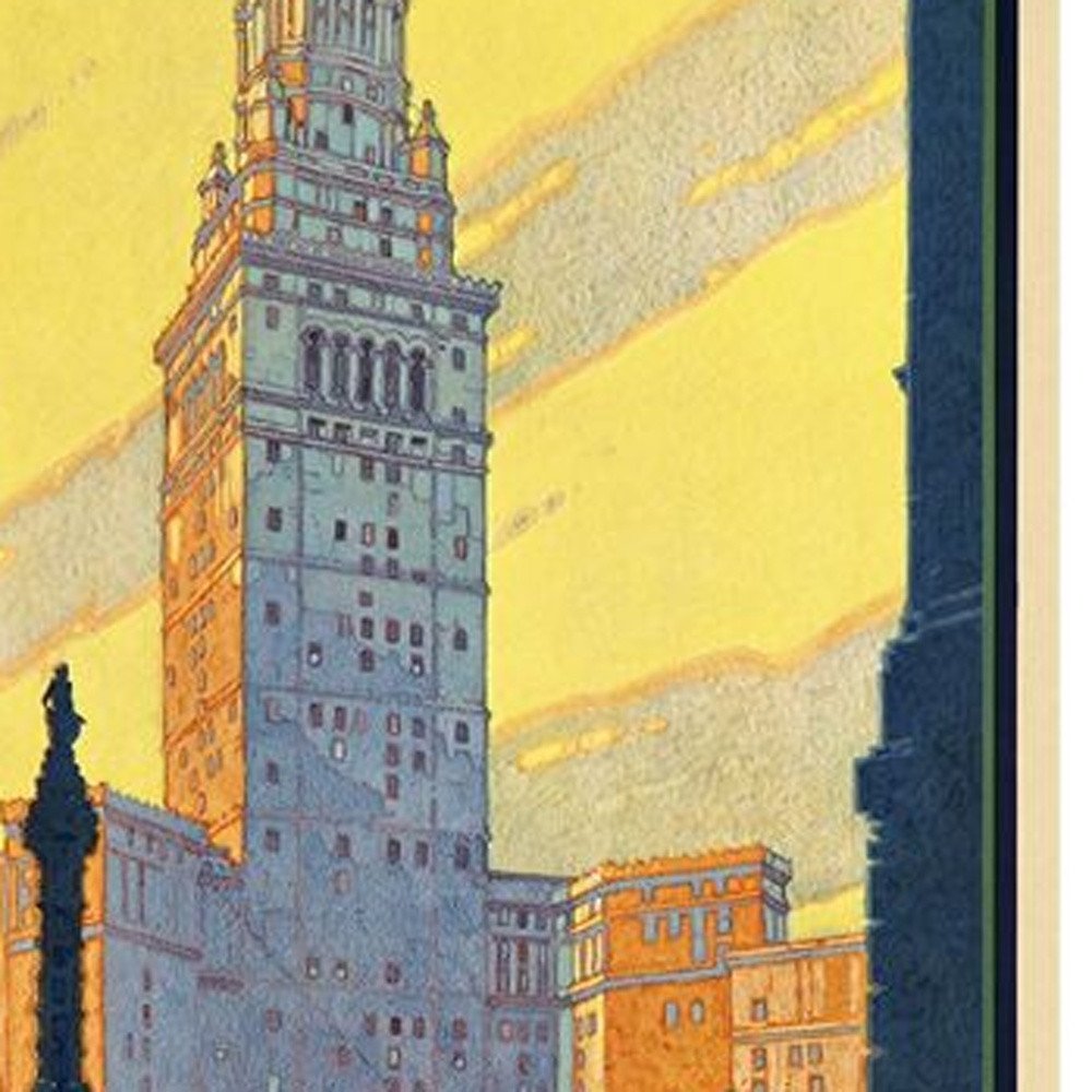 Cleveland Union Terminal Vintage Travel Unframed Print Wall Art — view 29