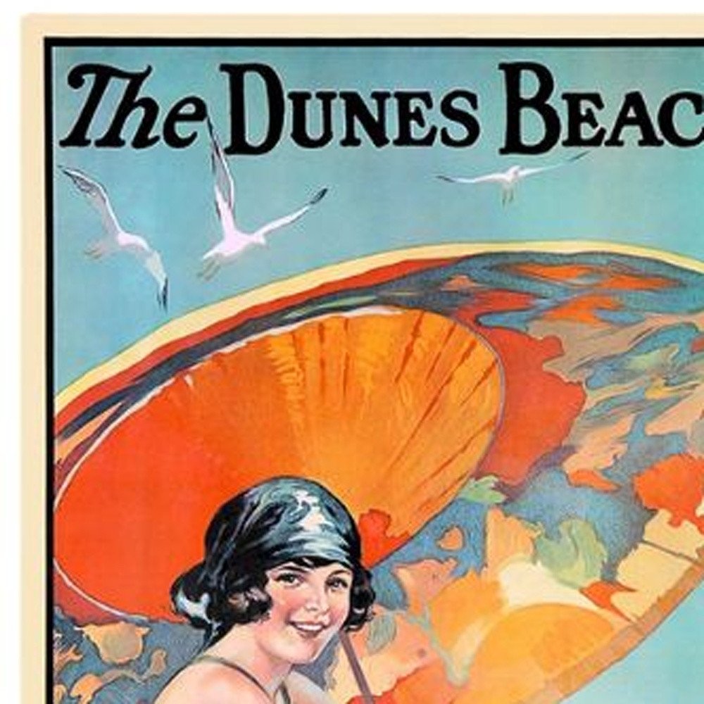 Dunes Beaches Vintage Travel Unframed Print Wall Art — view 15