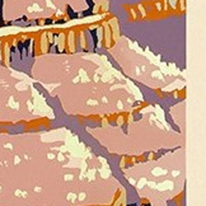 36" X 48" Grand Canyon C1938 Vintage Travel Poster Wall Art HomeRoots
