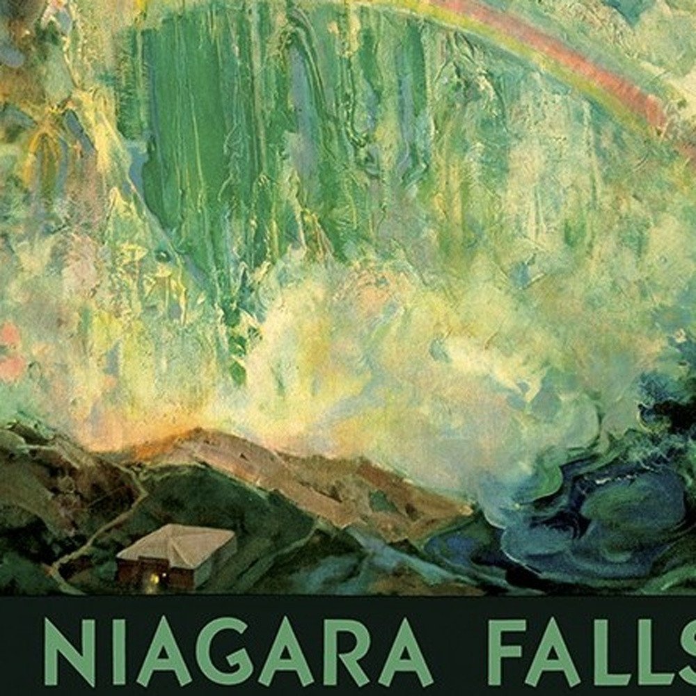 36" X 54" Niagra Falls New York C1920S Vintage Travel Poster Wall Art — view 3