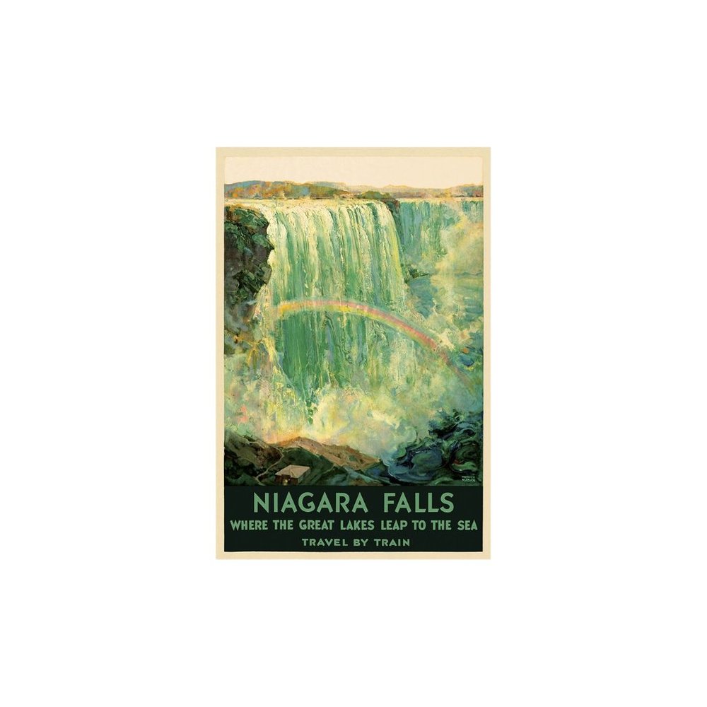 36" X 54" Niagra Falls New York C1920S Vintage Travel Poster Wall Art — view 21