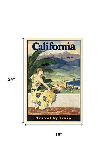 Vintage 1934 California Travel Unframed Print Wall Art HomeRoots