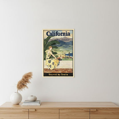 Vintage 1934 California Travel Unframed Print Wall Art HomeRoots