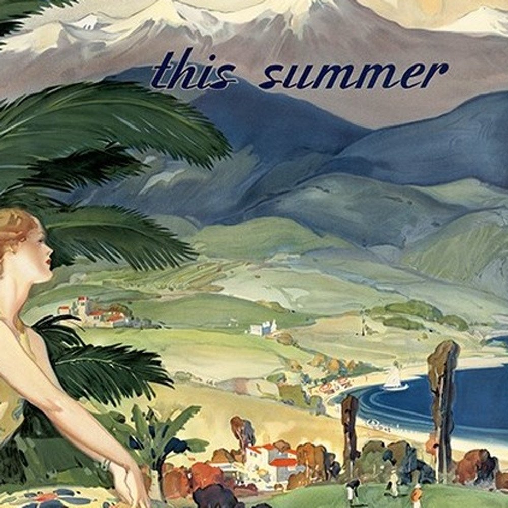 Vintage 1934 California Travel Unframed Print Wall Art — view 23