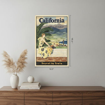 Vintage 1934 California Travel Unframed Print Wall Art HomeRoots