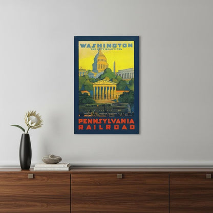 Washington Dc Vintage Travel Unframed Print Wall Art HomeRoots