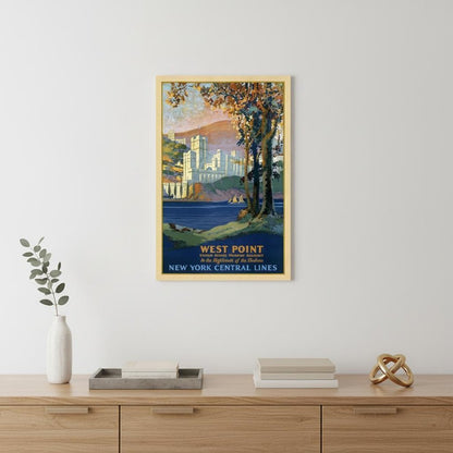 West Point New York Vintage Travel Unframed Print Wall Art HomeRoots
