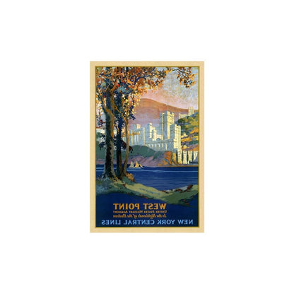 West Point New York Vintage Travel Unframed Print Wall Art HomeRoots