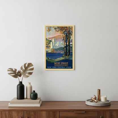 West Point New York Vintage Travel Unframed Print Wall Art HomeRoots
