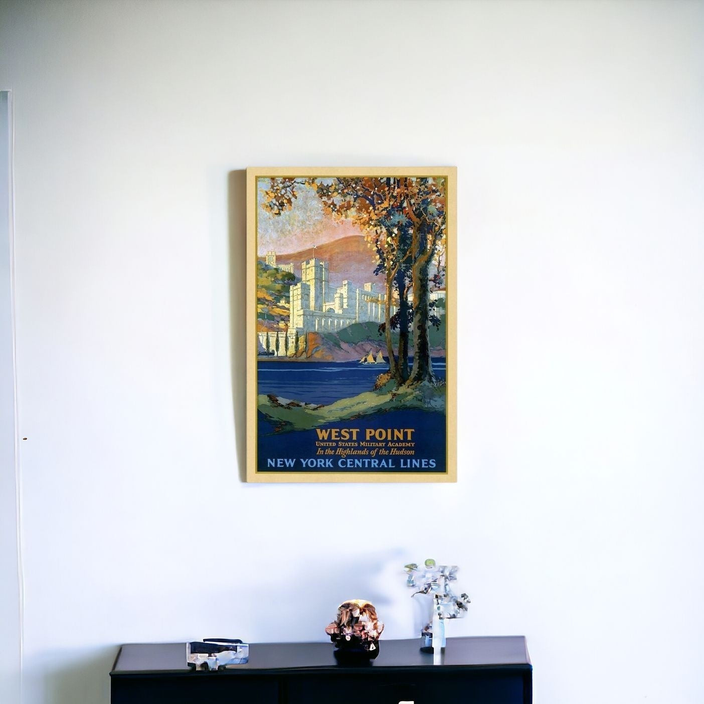 West Point New York Vintage Travel Unframed Print Wall Art