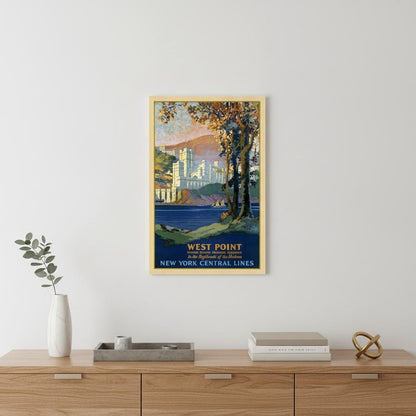 West Point New York Vintage Travel Unframed Print Wall Art HomeRoots