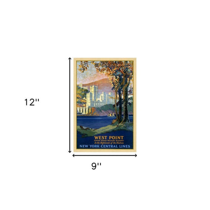 West Point New York Vintage Travel Unframed Print Wall Art HomeRoots
