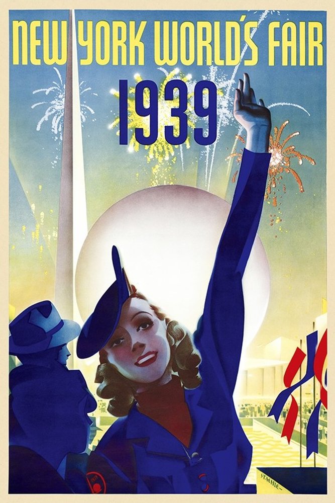New York 1939 World's Fair Vintage Travel Unframed Print Wall Art — view 7