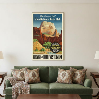 Zion National Utah Unframed Print Wall Art HomeRoots