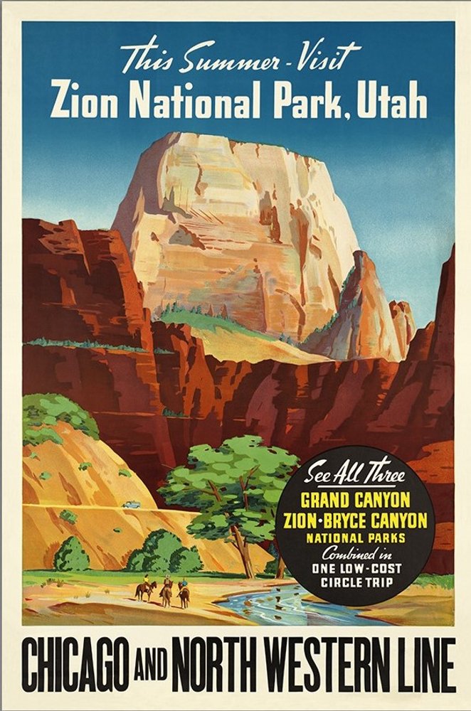 Zion National Utah Unframed Print Wall Art — view 6