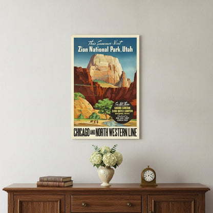 Zion National Utah Unframed Print Wall Art HomeRoots