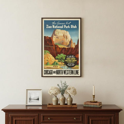 Zion National Utah Unframed Print Wall Art HomeRoots