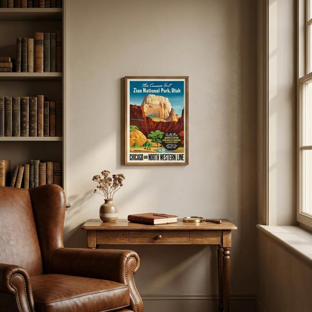 Zion National Utah Unframed Print Wall Art HomeRoots