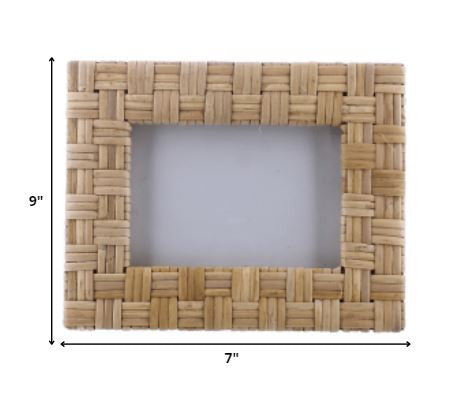 4x6 Woven Bamboo Rectangular Frame