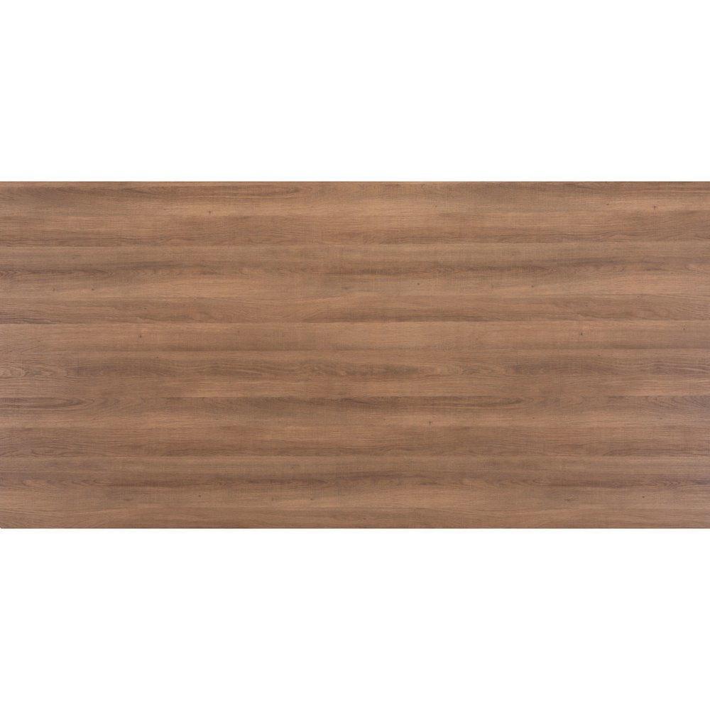 79" Brown and Gray Wood and Steel Dining Table HomeRoots