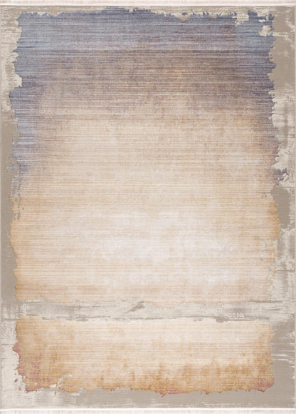 2’ x 10’ Beige Faded Sunset Runner Rug