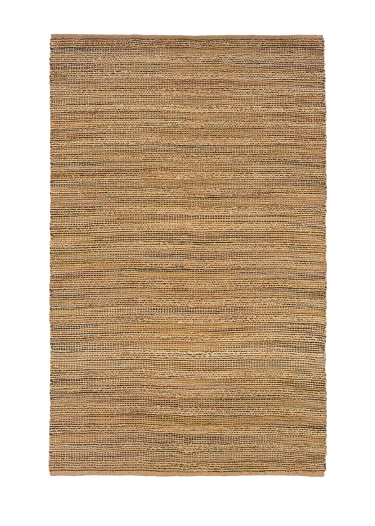 5’ x 8’ Brown Braided Jute Area Rug