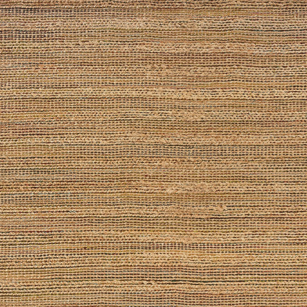 5’ x 8’ Brown Braided Jute Area Rug