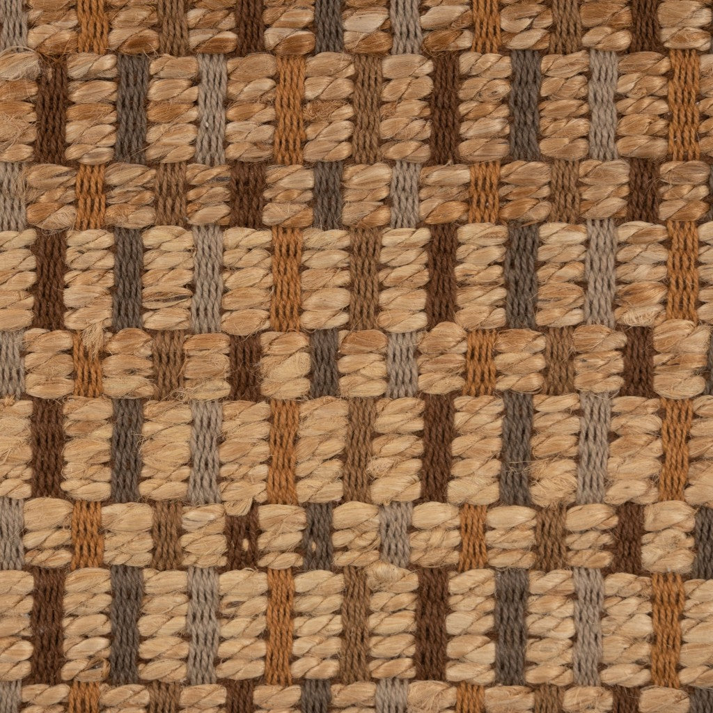 9’ x 12’ Tan Classic Interwoven Area Rug