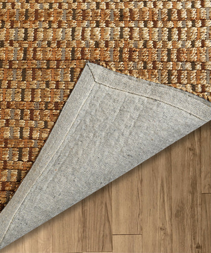 9’ x 12’ Tan Classic Interwoven Area Rug