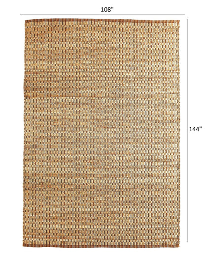 9’ x 12’ Tan Classic Interwoven Area Rug