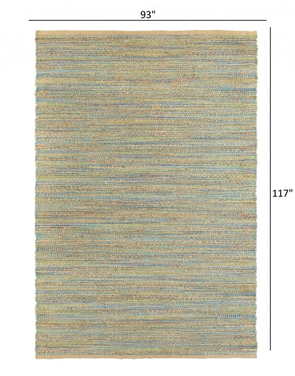 5’ x 8’ Multitoned Braided Jute Area Rug