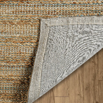 8' X 10' Natural Dhurrie Hand Woven Area Rug