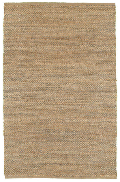 5' X 8' Brown Dhurrie Hand Woven Area Rug