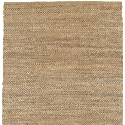 5' X 8' Brown Dhurrie Hand Woven Area Rug