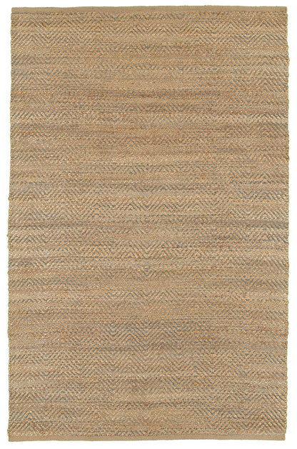 5' X 8' Brown Dhurrie Hand Woven Area Rug