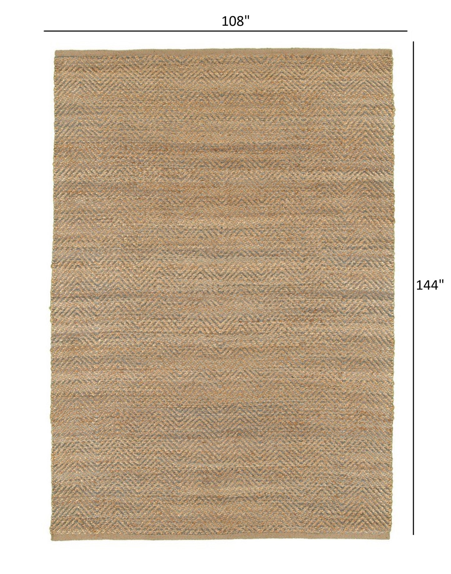 5' X 8' Brown Dhurrie Hand Woven Area Rug