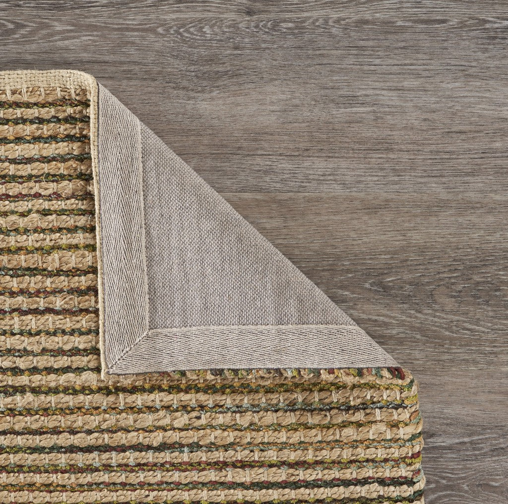 9’ x 12’ Natural Undertone Striated Area Rug