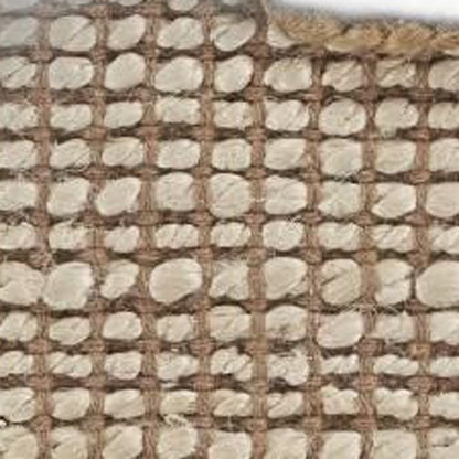 5' X 8' Tan Hand Loomed Area Rug