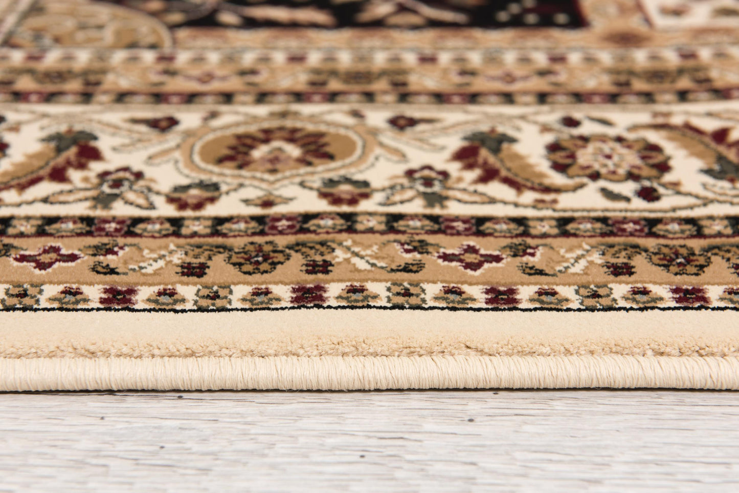 2’ x 10’ Cream Traditional Decorative Runner Rug