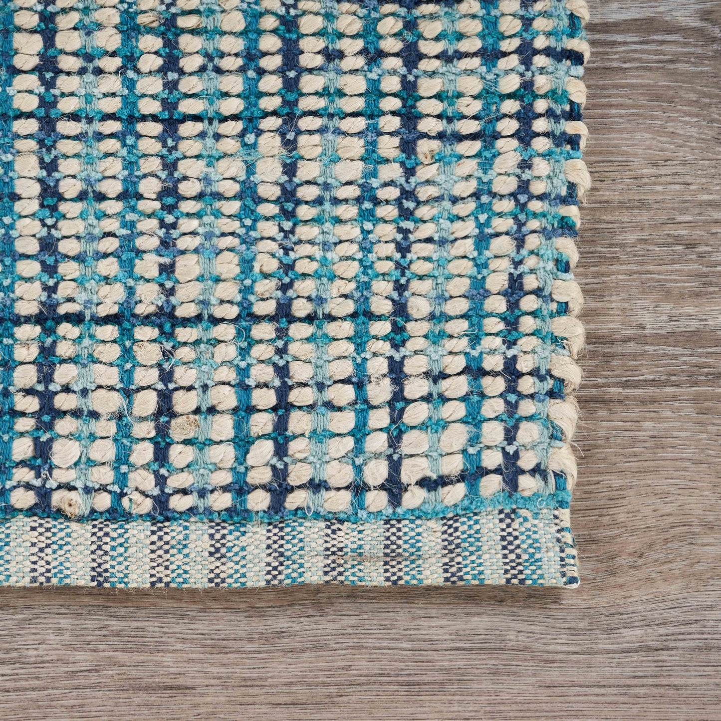 5’ x 8’ Classic Blue Jute Area Rug