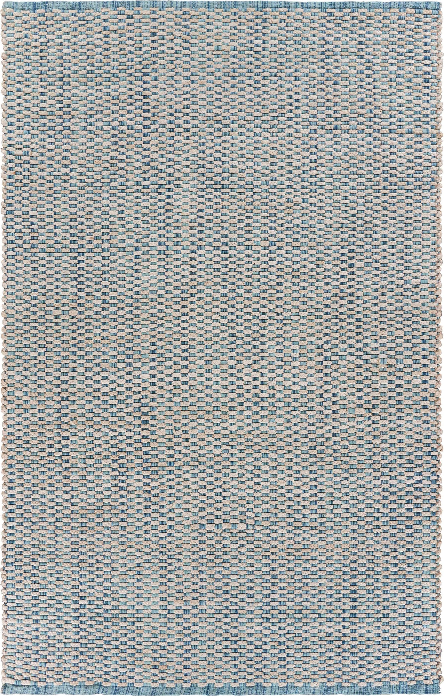 8’ x 10’ Blue and Beige Toned Area Rug