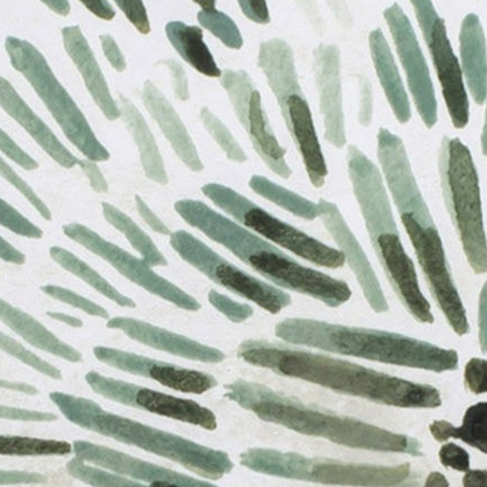 Set of Two Seafoam Green Watercolor Floral Wall Art — view 4