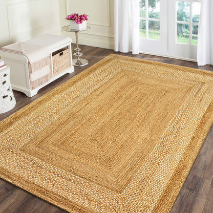 4’ x 6’ Classic Tan Bordered Area Rug