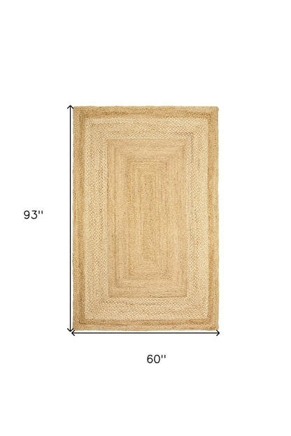 4’ x 6’ Classic Tan Bordered Area Rug