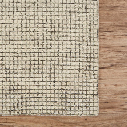 5' X 8' Tan Wool Hand Loomed Area Rug